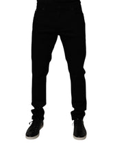 Dolce & Gabbana Black Cotton Stretch Slim Fit Men Denim Jeans -   -  Dolce & Gabbana.